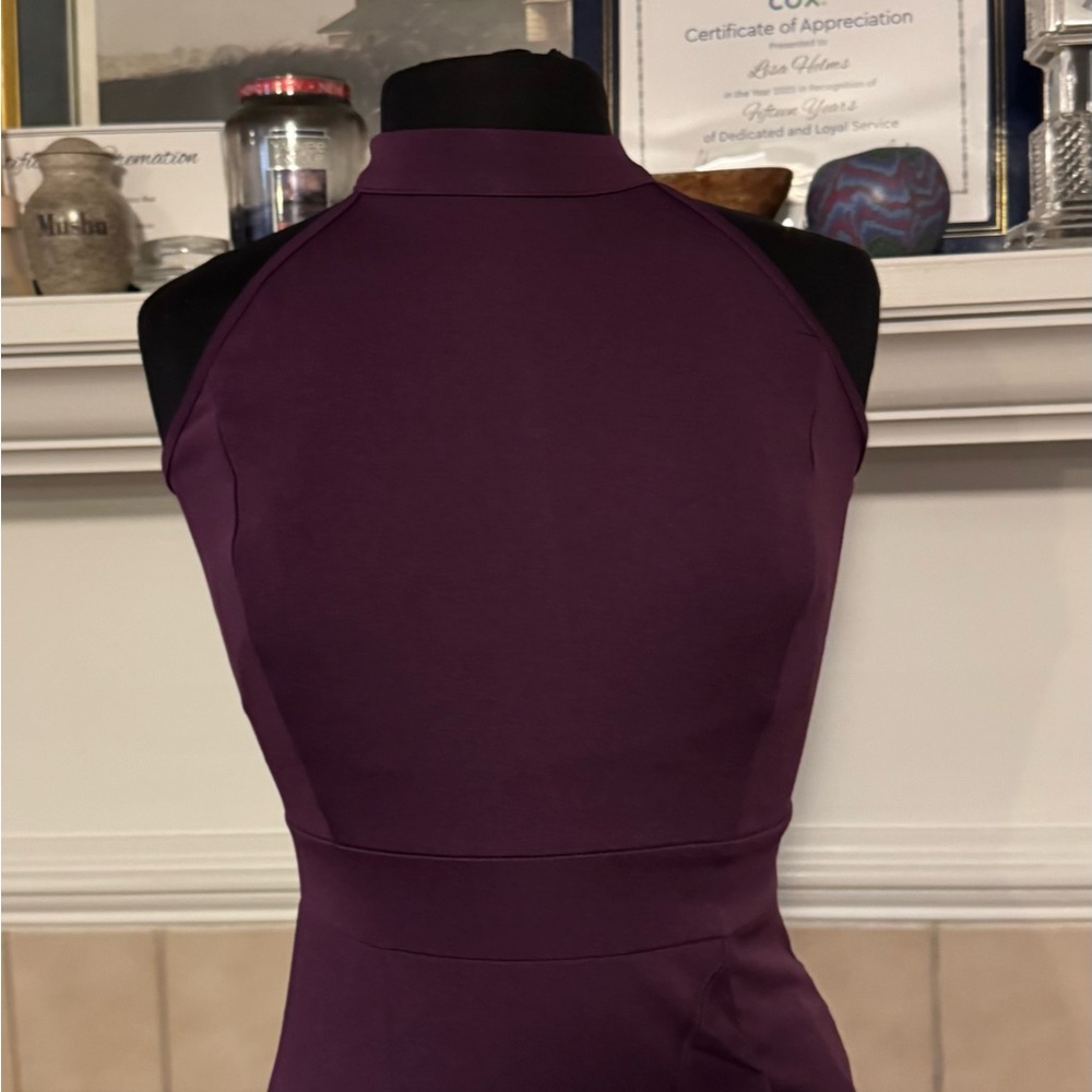 sachin and babi light blue dress Dark Plum Chiffon Dress - Purple Pleated Dress - Maxi Dress